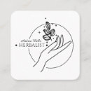 Search for herbalist business cards leaves