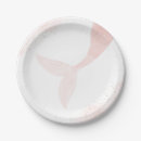 Search for mermaid paper plates Watercolor