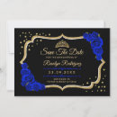 Search for royal blue save the dates Roses