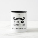 Search for i mustache you a question Black