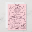 Search for disco birthday invitations Milestone