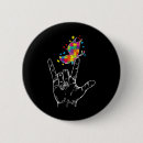 Search for disability awareness buttons Hard of hearing