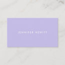 Search for lilac business cards Modern