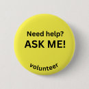 Search for ask me badge buttons I'm a volunteer
