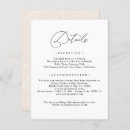 Search for information wedding enclosure cards Black and white