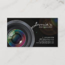 Search for camera lens business cards cool