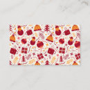 Search for xmas decorations business cards Red