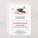 Search for red black graduation invitations Chic