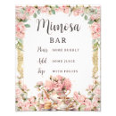 Search for drink station signs Bridal shower mimosa bar