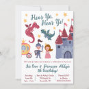 Search for princess and dragon party invitations Kids
