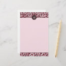 Search for leopard print stationery paper Pink