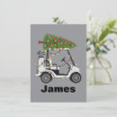 Search for funny golf holiday cards Santa