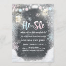 Search for snowflake gender reveal invitations Party