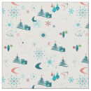 Search for retro christmas fabric Mid century modern