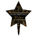 Search for 50th anniversary cake toppers Black and gold