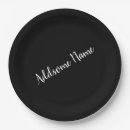 Search for solid color paper plates White