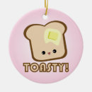 Search for toast ornaments Kawaii