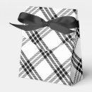 Search for black and white checkered favor boxes Trendy