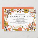 Search for thanksgiving invitations botanical