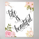 Search for beautiful life quotes posters Floral
