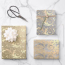 Search for silver and gold wrapping paper Elegant