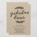 Search for dinner graduation invitations Rustic