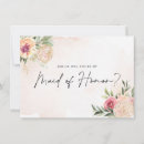 Search for maid of honor cards Flowers
