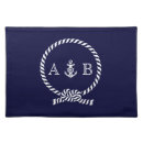 Search for navy blue placemats Summer