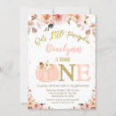 Search for fall 1st birthday invitations Pumpkin first birthday