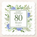 Search for 80th birthday coasters Floral
