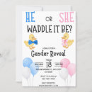 Search for duck gender reveal Waddle