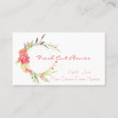 Search for wreath business cards Florist