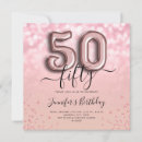 Search for rose gold balloons invitations Glitter