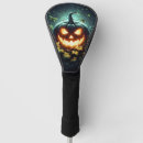 Search for halloween golf head covers Pumpkin