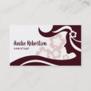 Search for brown business cards Hairdresser