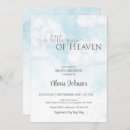 Search for cloud baby boy shower invitations Heaven sent