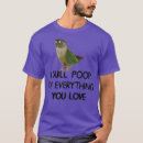 Search for bird poop mens tshirts Parrot
