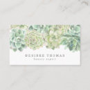 Search for succulent business cards Modern