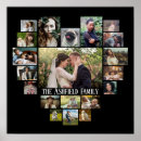 Search for heart shaped collage posters Family photo collage