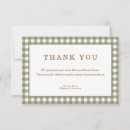 Search for green thank you cards Gender neutral baby shower