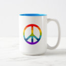 Search for peace sign mugs Rainbow