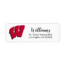 Search for wisconsin return address labels Wisconsin badgers logo