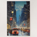 Search for christmas photo puzzles Vintage