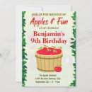 Search for apple birthday invitations Farm