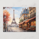 Search for eiffel tower postcards Watercolor