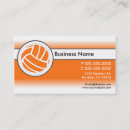 Search for volleyball business cards Professional
