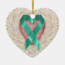 Search for ovarian cancer ornaments Awareness