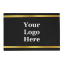 Search for business logo placemats Marketing