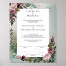 Search for marriage certificate art Rustic
