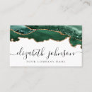 Search for emerald green business cards Makeup artist hair stylist